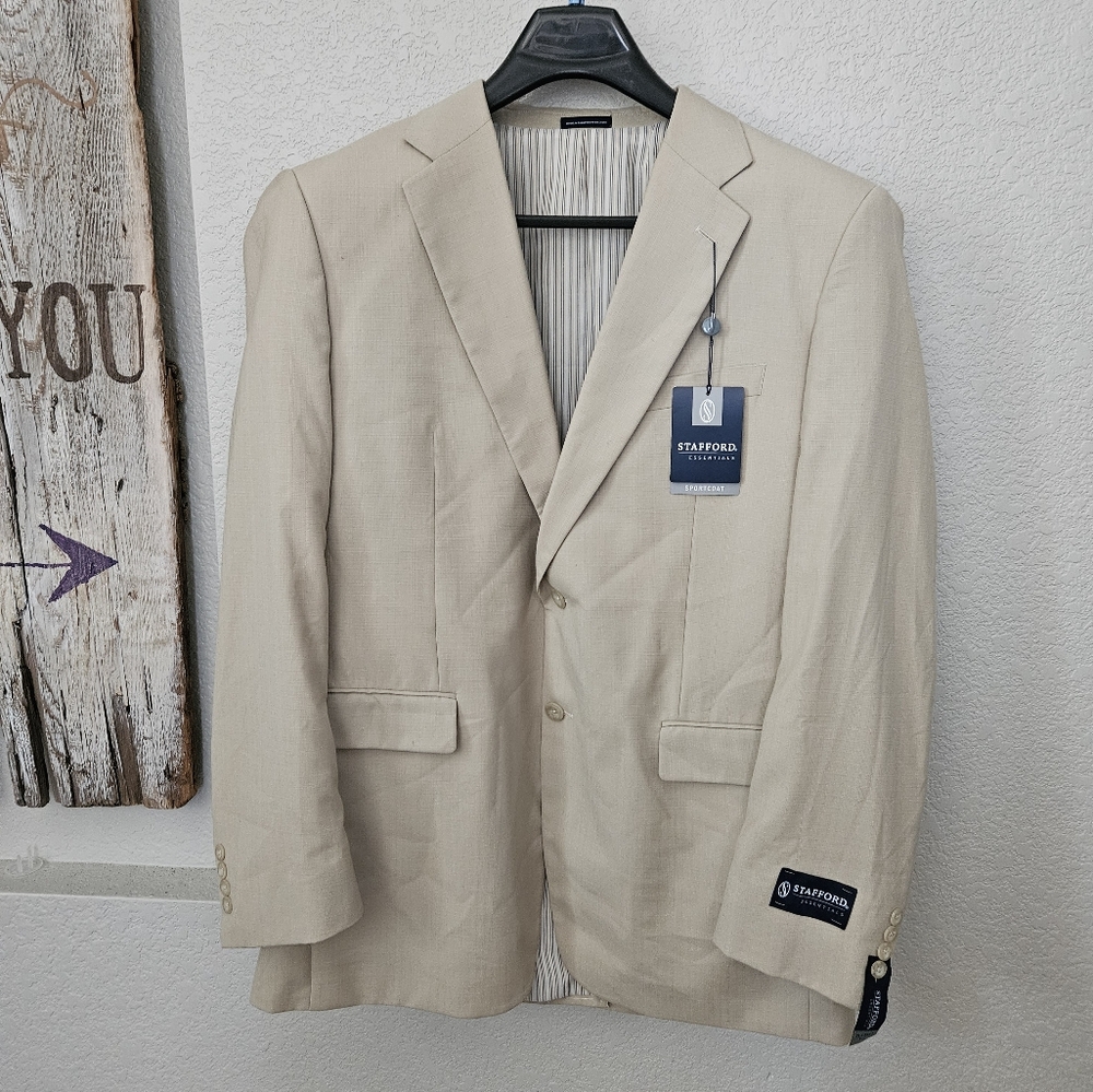 Nwt Stafford Sportcoat 44L